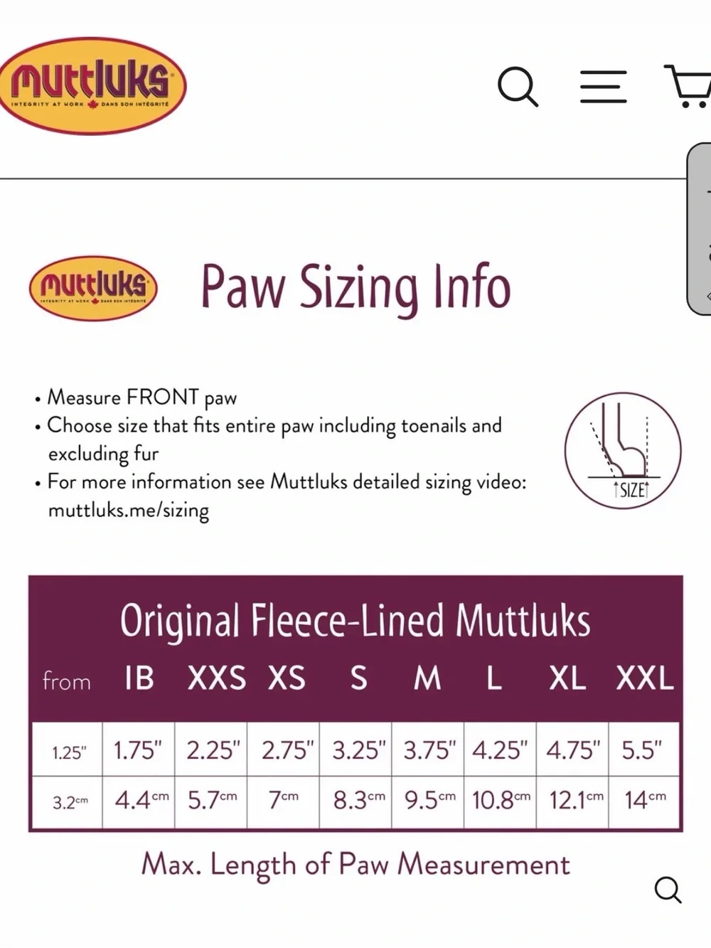 Muttluks set four